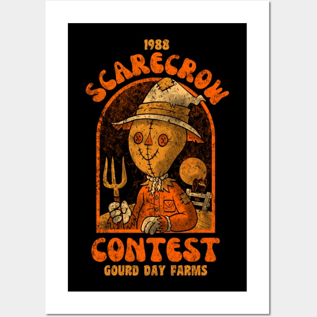 Scarecrow Contest Wall Art by chrisraimoart